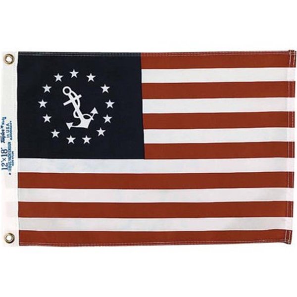 Taylormade-Adidas Taylor Made 1118 12 x 18 in. USA Yacht Ensign Flag T4V-1118